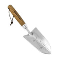 Haliaeetus Garden Trowel with Serrated Edge, 4'' Depth Mark Planting Shovel