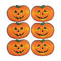 Beistle 6 Piece Paper Jack-O-Lantern Cut Outs, Halloween Party Decorations, Fall Décor, Made In USA Since 1900