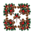 48 Pcs Christmas Floral Picks and Sprays Cone Berry Stems for Craft, Cute