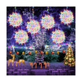 Baung Christmas String Lights Outdoors,4 Pack 11.81" Sphere Lights,Ball Tree Garden Globe Lights for Home, Party, Christmas, Porch Patio,Wedding, Garden,Tree Decoration with Plug