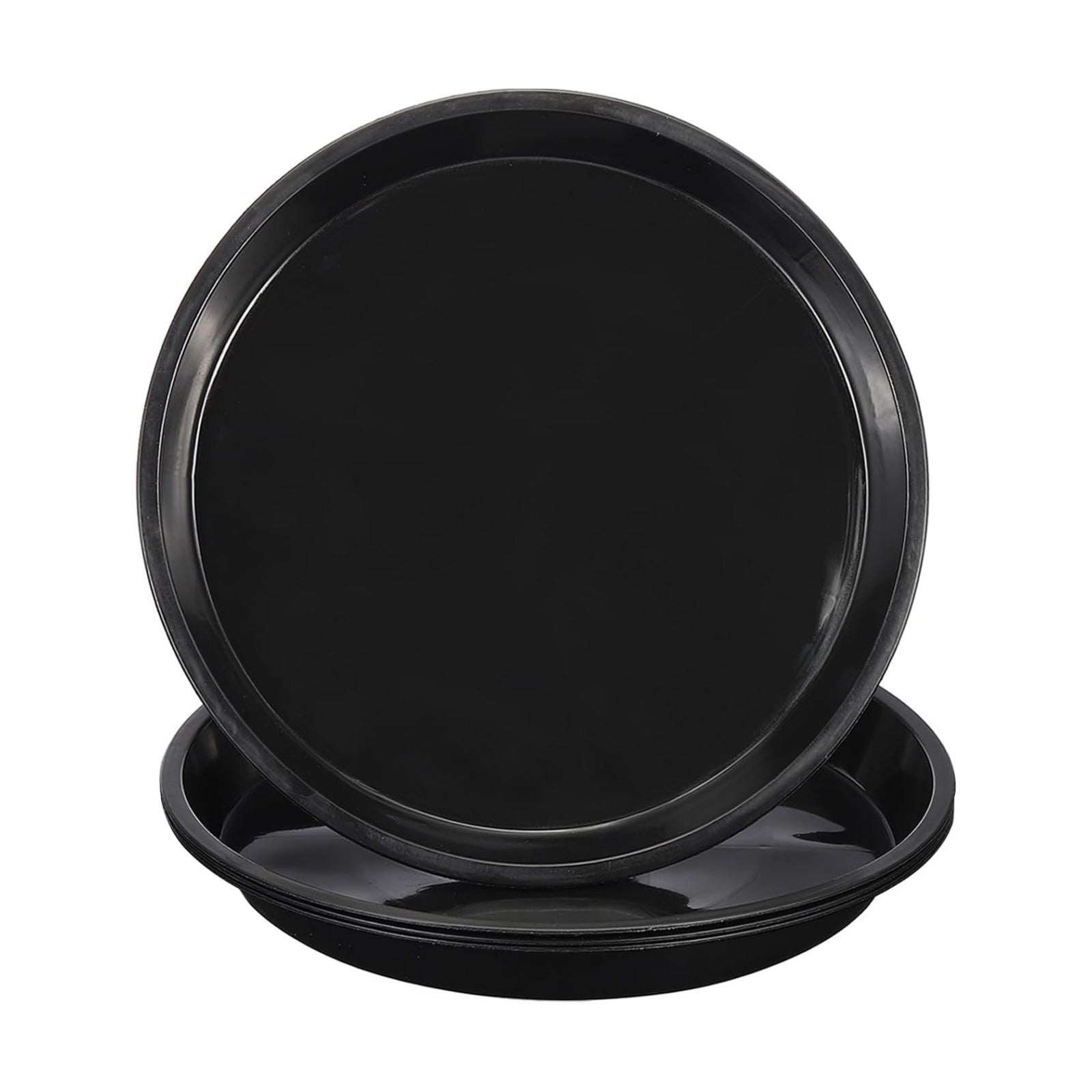 PATIKIL 4 Pack Plastic Plant Saucer, 18 Inch Plant Tray for Pots Round Plant Dish Plant Drip Trays Water Tray for