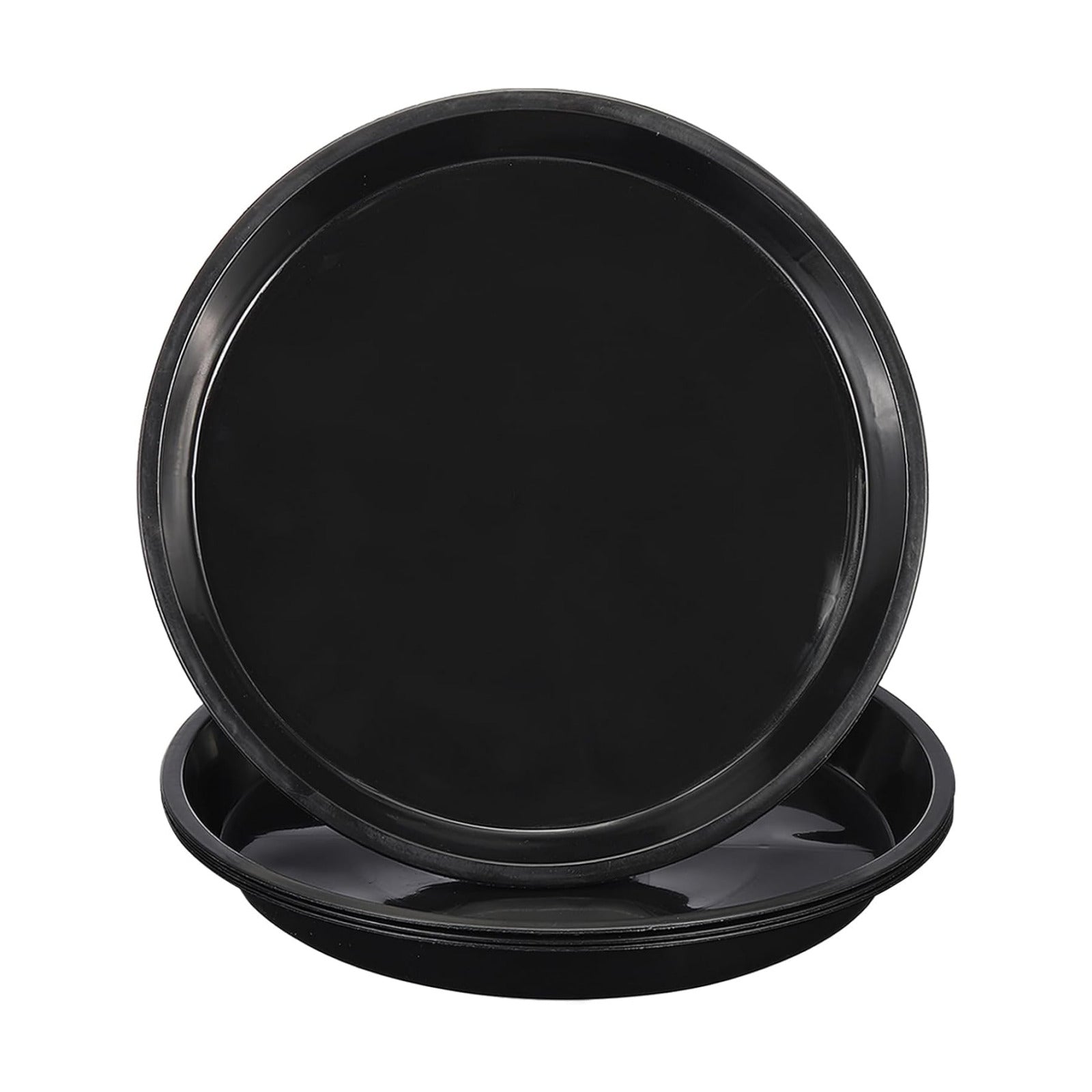 PATIKIL 4 Pack Plastic Plant Saucer, 20 Inch Plant Tray for Pots Round Plant Dish Plant Drip Trays Water Tray for