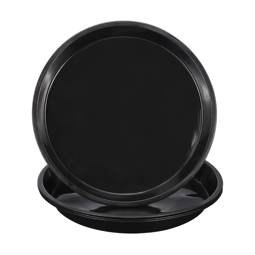 PATIKIL 4 Pack Large Plastic Plant Saucer, 22 Inch Plant Tray for Pots Round Plant Dish Plant Drip Trays Water Tray for