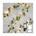 suddus 33FT 100 LED Ivy Vine with Fairy Lights Plug in Clear Wire
