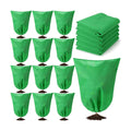 12 Packs Winter Plant Covers Freeze Protection Drawstring Tree Cover 23.62 x 31.5 in Large Reusable Frost Protection