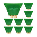 Zhengmy 9 Pcs 47.2 x 47.2 Inch Plant Covers Freeze Protection Winter Frost Cloth Reusable Plant Protector Blankets with