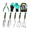 JMOO Garden Tools, 8-Piece Garden Tool Set with Non-Slip Ergonomic HandlesIdeal for All Ages, This is the for Dad and