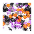 Jangostor 160 PCS Halloween Acrylic Spider Mini Pumpkins Bat Ghost Skull Hat Acrylic Sensory, Halloween Vase Filler Gems for DIY Crafts, Home, Halloween Table Decoration