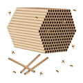 Gueevin 1000 Pcs Mason Beehive Tubes 6 Inch Long x 5/16" Diameter Cardboard Beehive Nesting Tubes Nesting Paper Inserts