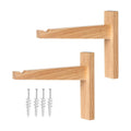 Ilyapa 2 Pack Wood Plant Wall Hanger Hooks, 9 Inch, Indoor Wall Planters | For Hanging Plants, Baskets & Macrame