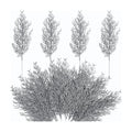 Alpurple 25 Pcs Christmas Silver Artificial Pine Branches- 13.5" Glitter Fake Foliage Pine Stems Picks- Silver Leaves Artificial Pine Needles for DIY Christmas Wreath Home Decoration