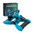 Joeys Sprinkler for Yard, Rotating Garden Sprinkler for Large Area Coverage, Lawn and Yard Sprinklers (Blue)