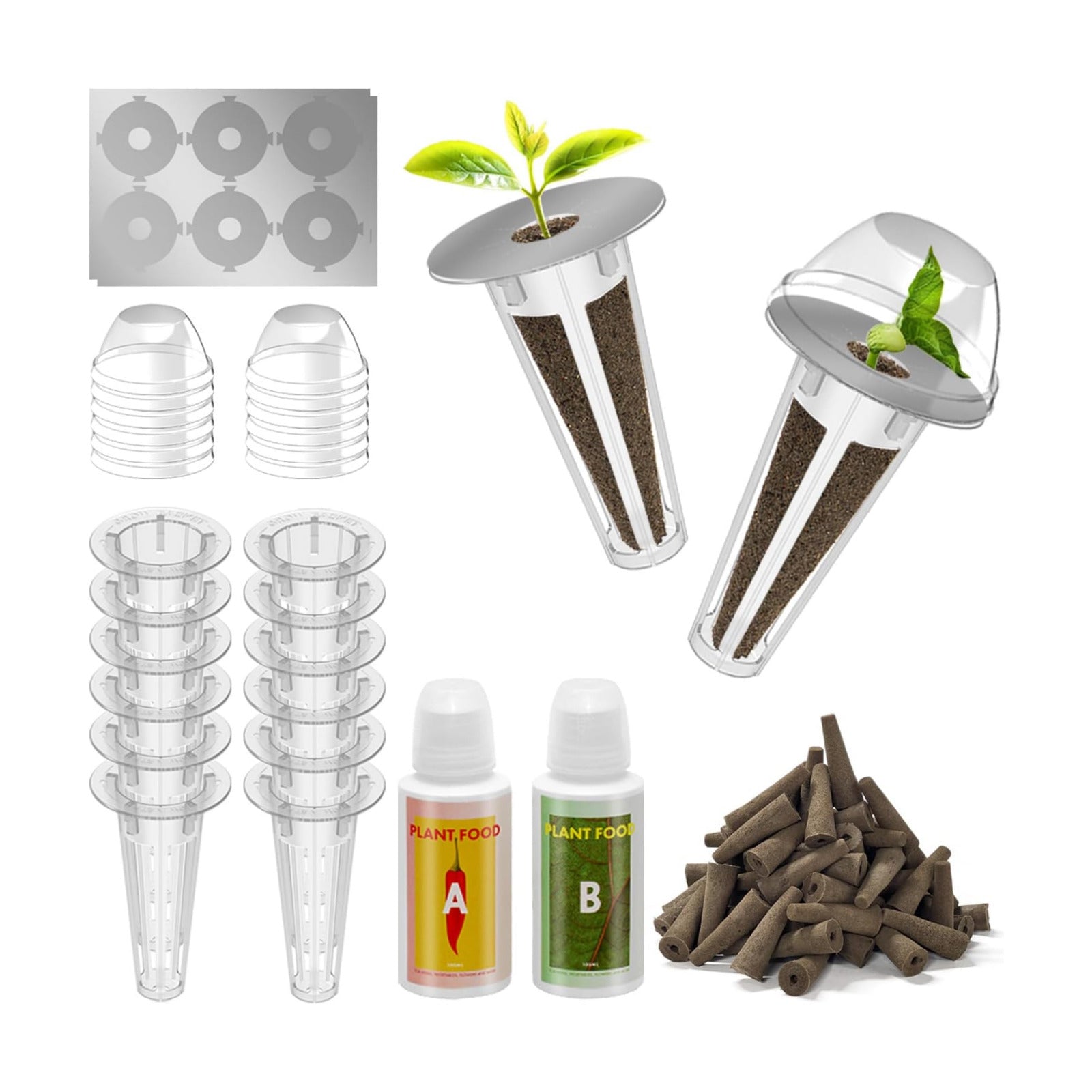 inbloom Grow Anything Seed Pod Kit for AeroGarden, Ahopegarden, GARDENCUBE, iDoo, MUFGA Hydroponic Growing System, 68