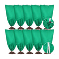 Hahood 10 Pieces Plant Covers Freeze Protection Winter Plant Frost Cover with Drawstring and Zipper Large Plant