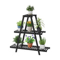 STDDRE Plant Stand For Indoor Outdoor Tiered Plant Shelf 3 Tier 8 Potted Bamboo Flower Holder Ladder Rack For Multiple