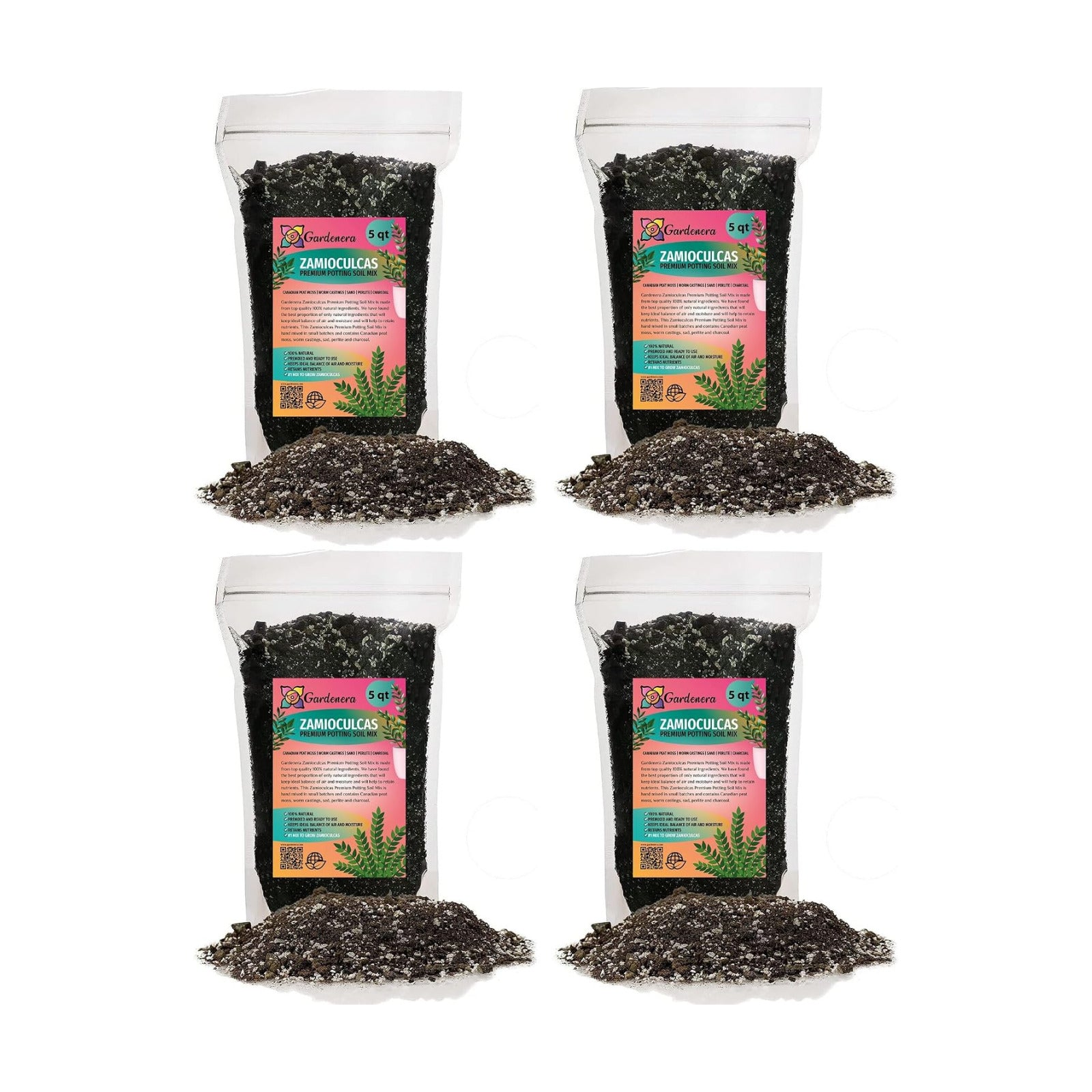 Zamioculcas Potting Mix - Unlock Robust Growth and Striking Leaves with Our High-Performance Formula - 20 Quart