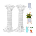 ORIMERC 200 feet 1/6 inch Self Watering Capillary Wick Cord Vacation Plant Sitter DIY Hydroponic Wicking Rope Seeds Start Planter Pot Automatic Potted Flower Passive Lazy Waterer String System Device