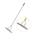 BARAYSTUS Thatch Rake Dethatcher - 15-Inch Wide Lawn Rake for Dead Grass Removal, Stainless Steel Adjustable Handle