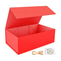 RYDDOY Red Gift Box, 9.5x6x3'' Gift Boxes with Lids for Presents