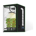2x2 Grow Tent, 24"x24"x32" Double Transparent Viewing Door Indoor Grow Tent, Growing Tent with High Reflective Mylar &