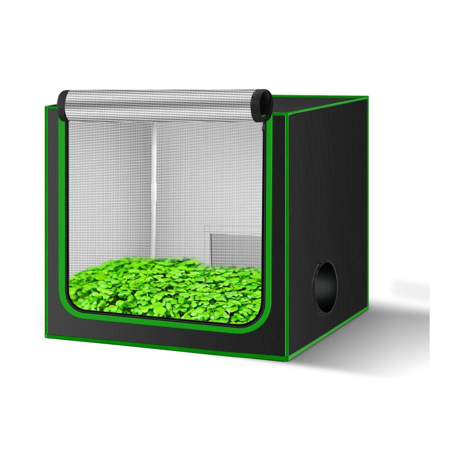 Small Grow Tent for Aerogarden，24”x16”x24” ，Hydroponics Growing System ，Highly Reflective 600D Diamond Mylar Canvas