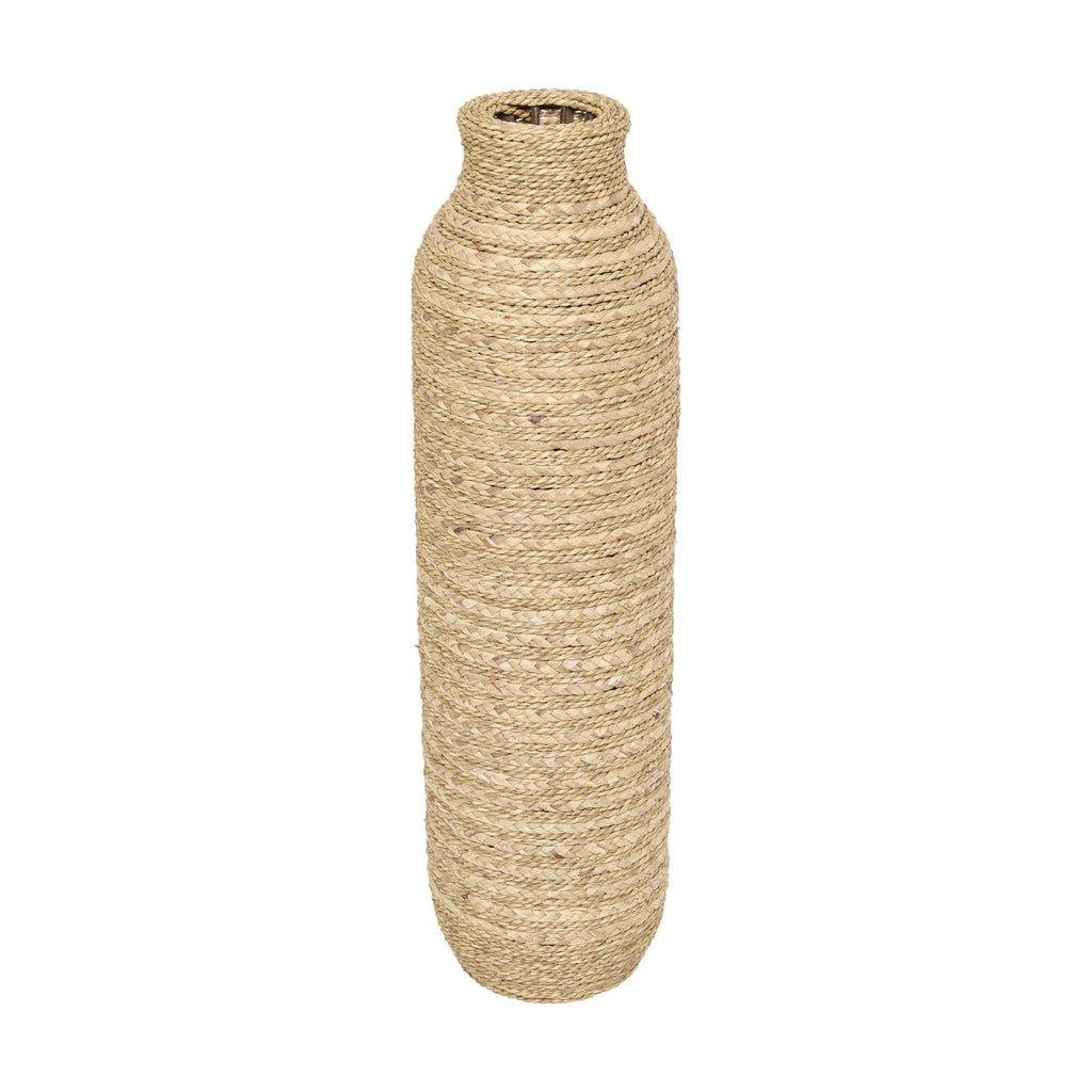 Deco 79 Seagrass Vase, Vase 9" x 9" x 32", Brown