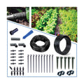 BlueBarrel™ Gravity-Fed Drip Irrigation Kit with Inline Emitters: No-Pressure/Low-Pressure Irrigation for Rain Barrels