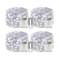4 Pack Fairy Lights Battery Operated with Remote 16FT 50 LED String Lights