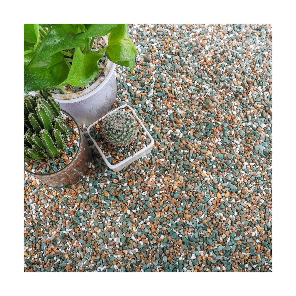 18lb Mix Rocks for Plants in Door -Mix Perlite,Maifanitum Stones,Zeolites Rocks for Bonsai Succulent Cactus Potting Soil and Vase Fillers, Fairy Gardening,Top Dressing