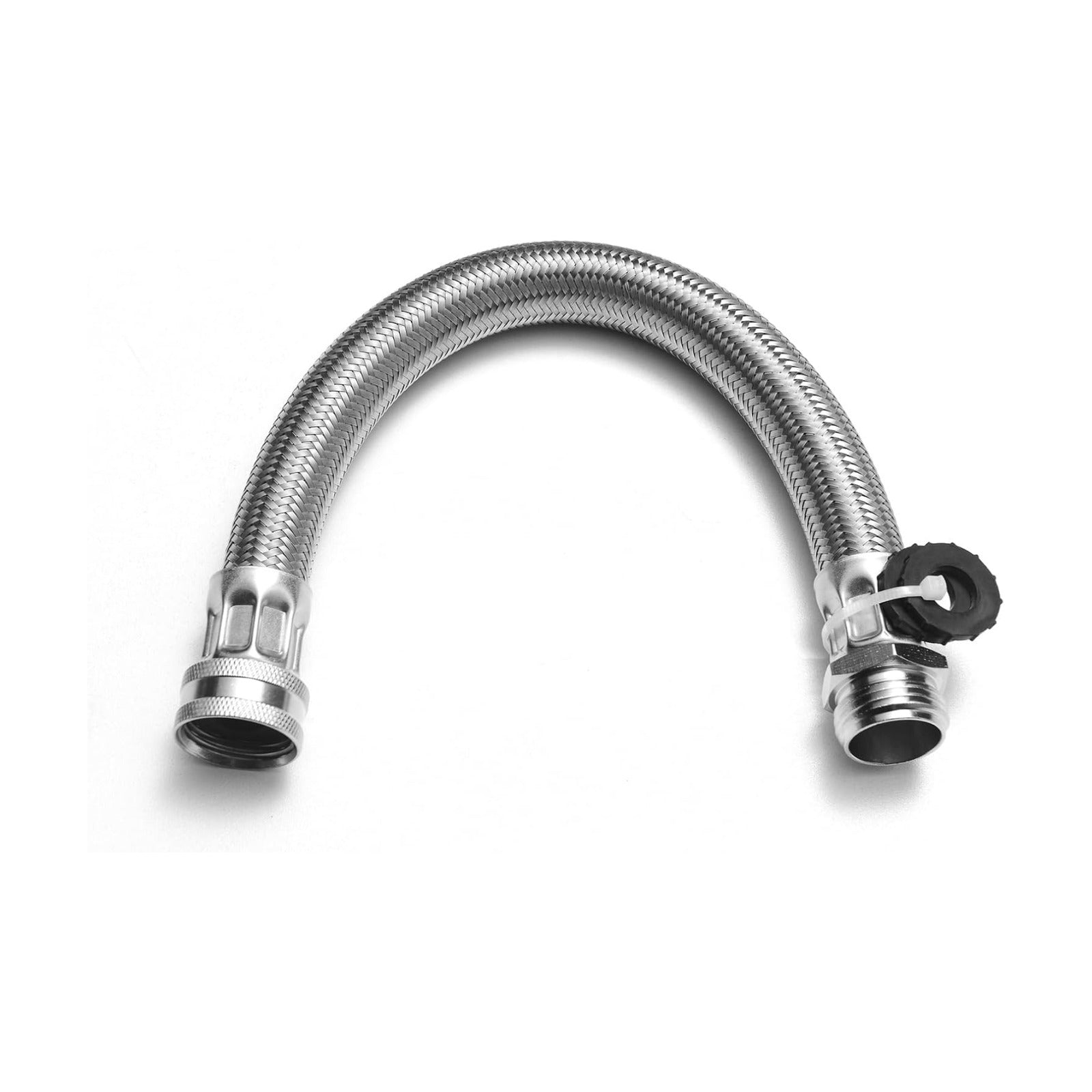 Garden Hose Extender, Kink-Free, Braided Stainless Steel Water Hose
