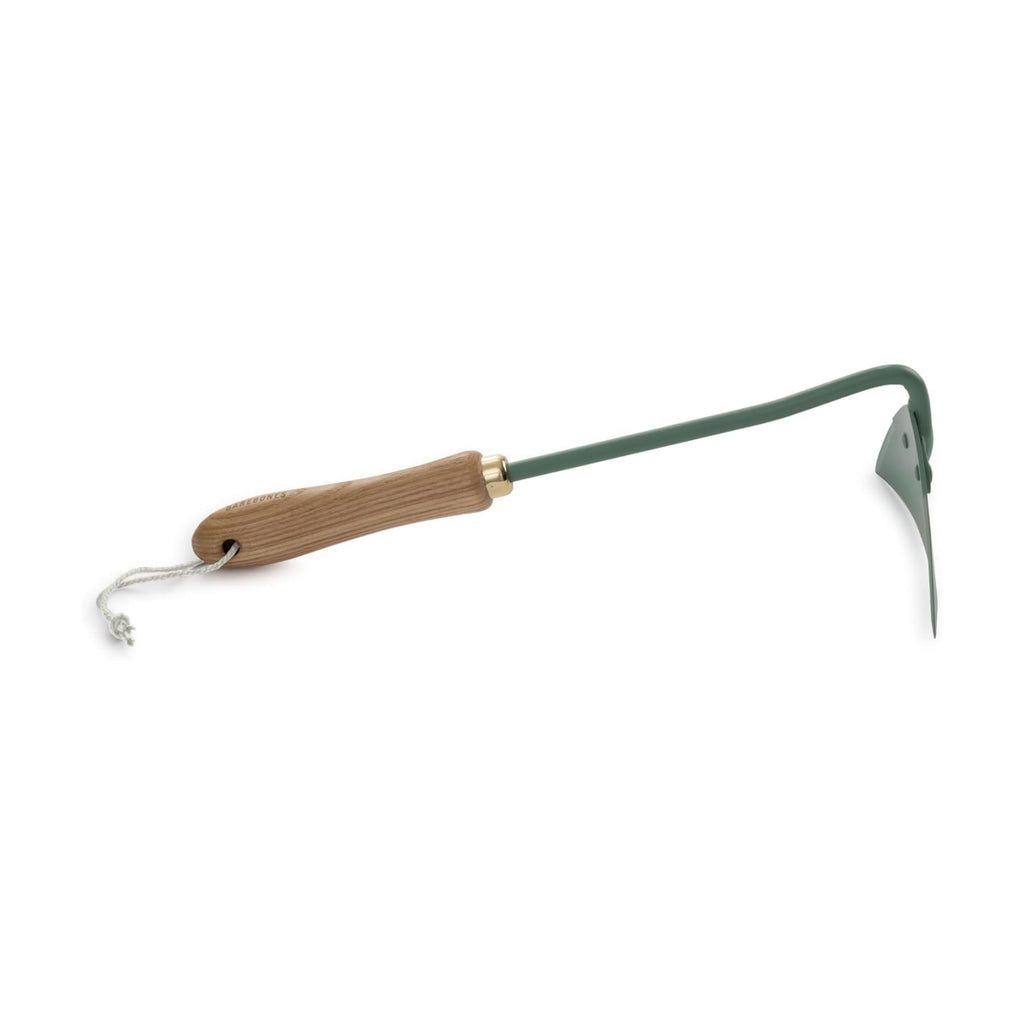 Barebones Triangle Hoe - Stainless Steel Blade Japanese Gardening Tools for Weeding Long Handle and Hand Hoe (Ash/Mint)