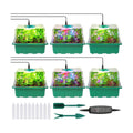 Seed Starter Trays with Grow Lights, 72 Cells Seed Starter Kit with Lights, 3 Lighting Mode, 4 Timing Set, Germination