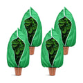 Windyun 4 Pcs Plant Covers Freeze Protection 47x40 Inch Winter Plant Protector Freeze Cover Shrub Frost Cloth with