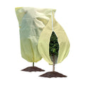 Plant Covers Freeze Protection Large, 2 Packs 60''W x 70''H Shrub Covers with Zipper and Drawstring, Frost Cloth for Winter, Outdoor Plant Blankets for Cold Weather