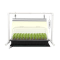 SOLIGT 1020 Size Seed Starter Kit with Grow Light and Heat Mat | 7" Humidity Dome, 6x12 Cell Seed Starter Tray