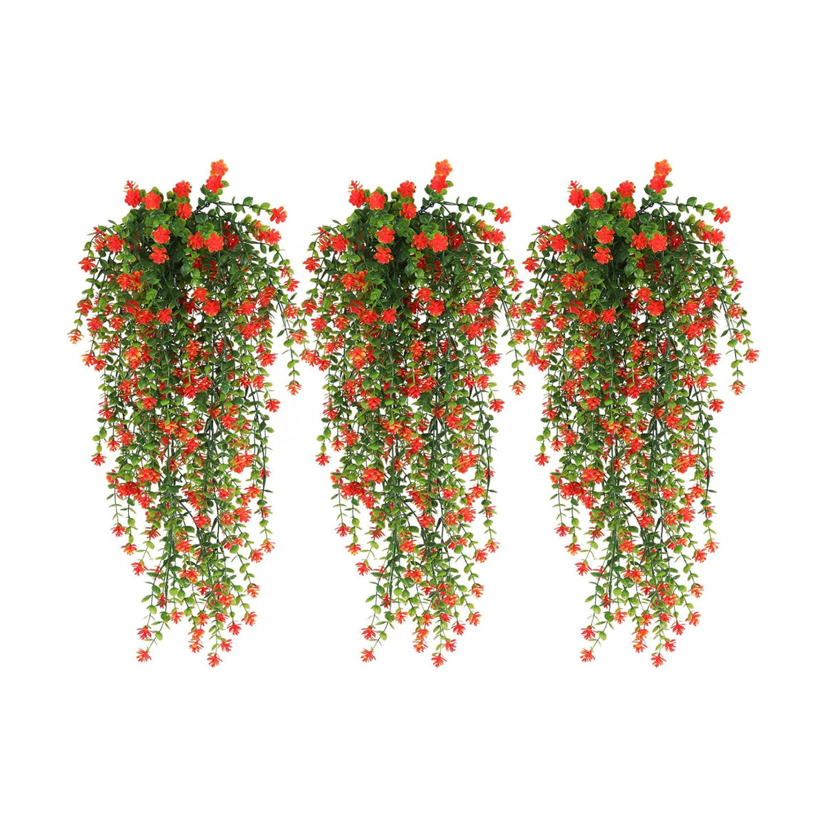 RECUTMS Faux Hanging Plants Draping Greenery Artificial Vines for Outdoors