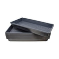 Living Whole Foods 20 Pack of Durable Black Plastic Growing Trays (Without Drain Holes) 21" X 11" X 2" - Flowers, Seedlings, Plants, Wheatgrass, Microgreens & More