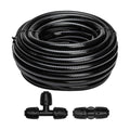 Maotong 40 FT 1/2 inch Drip Irrigation Tubing Main Line Hose Tube for Garden Irrigation System (Includes 1/2" Straight