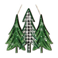Boao Christmas Tree Door Decor Christmas Wooden Sign Door Hanger