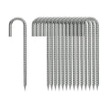 J-Hook-Rebar-Stakes-12 Inch, Ground Stakes Heavy Duty Rebar Stakes for Camping 50pcs Rebar Stakes Rust Proof Coated