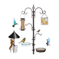 YINGYM 87 Inch Bird Feeding Station Kit with Squirrel Baffle for Outside