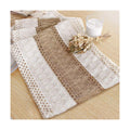 FEXIA Boho Table Runner for Fall Home Decor 12x48 Farmhouse Woven Runner