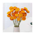 40 Pcs Dried Daisy Flower Bouquet, 17" Yellow Fall Flowers, Vase Filler