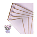 20 Sheet Flower Wrapping Paper-Waterproof Floral Bouquet Paper (Lavender)