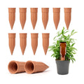 TKSCUSR 12 Pcs Self Watering Spikes Small Terracotta Plant Watering Stakes Devices Vacation Self-Watering Stakes for