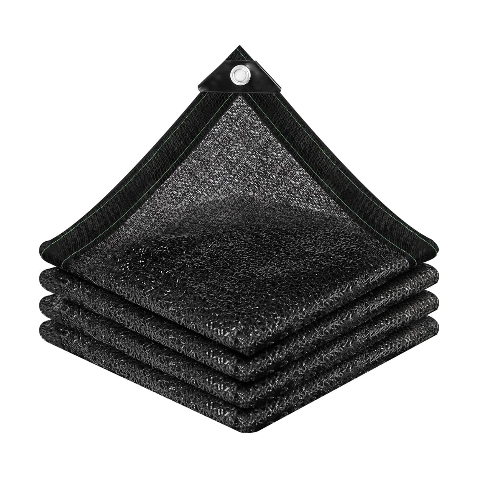50% Sunblock Shade Cloth Net Black Resistant - 20x30 Ft Garden Shade Mesh Tarp for Plant Cover, Greenhouse, Chicken