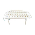 INTBUYING Hydroponics Growing System 36 Holes 4 Pipes 1 Layer Plant Site Grow Kit Horizontal with Water Pump, Nest