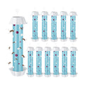 12 Pcs Sticky Fly Trap Fly Stick Indoor Outdoor Long Lasting Adhesive Fly Catcher with Hanging Hook for Wasps Gnats
