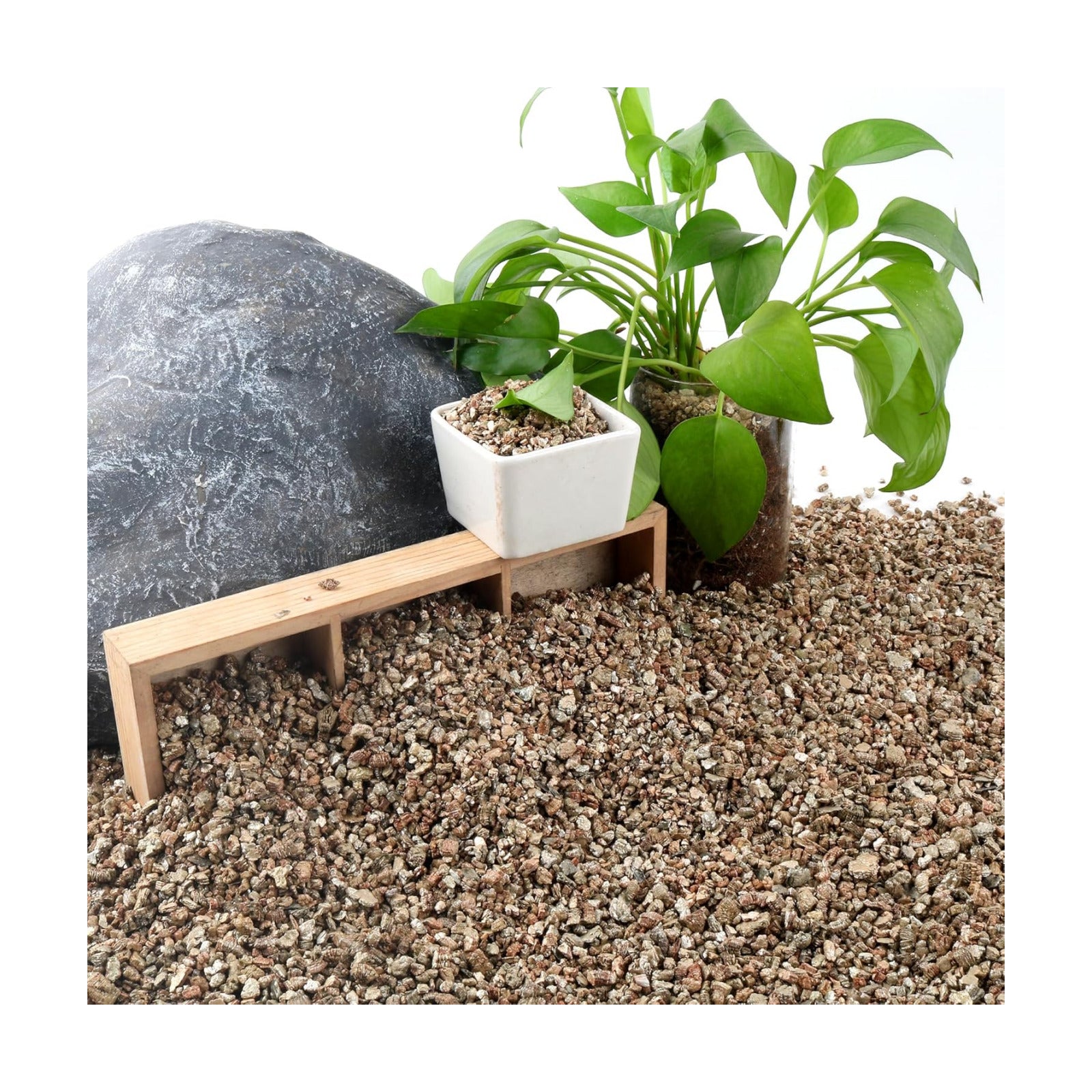 AVALUTION 18QT Vermiculite - Organic Vermiculite for Plants Horticultural Coarse Vermiculite Natural Soil Additive for