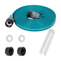 LINEX Sprinkler Soaker Hose 15 ft for Garden Lawn Watering Hose with Stakes